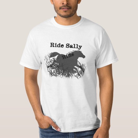 Mustang Sally Ride Sally Ride T-shirt (Voorkant)
