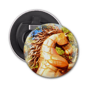 mustang stallion button flesopener