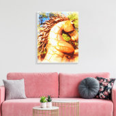 mustang stallion canvas afdruk (Insitu (Woonkamer))