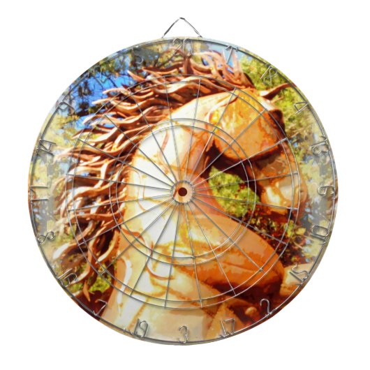 mustang stallion dartbord (Voorkant)