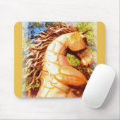 mustang stallion muismat (Met muis)