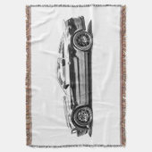 Mustang Throw Blanket Deken (Voorkant Verticaal)