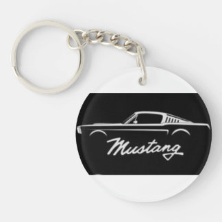 Mustang, want, sleutelhangers van acryl