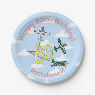 Mustangs 80th Birthday Blue Sky Paper Bord