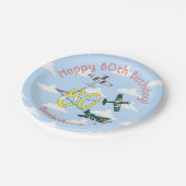 Mustangs 80th Birthday Blue Sky Paper Bord (Gekanteld)