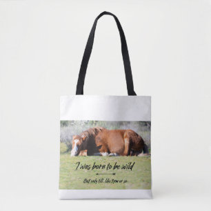 Mustangs sauvages pour le Sac fourre-tout
