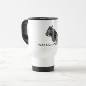 Mustangs sauvages pour toujours Voyage Mug (Devant gauche)