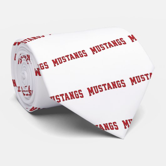 Mustangs Sports Stropdas (Opgerold)