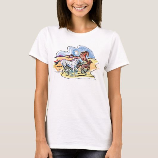 Mustangs T-shirt (Voorkant)