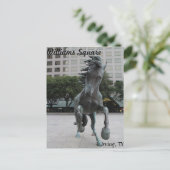 Mustangs van Las Colinas # 25 Briefkaart (Staand voorkant)