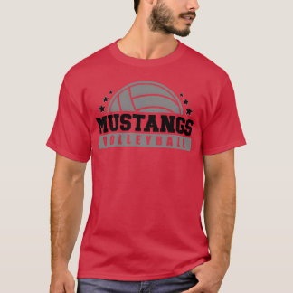 Mustangs Volleybal Coach Sportseam Spirit Wear vi T-shirt