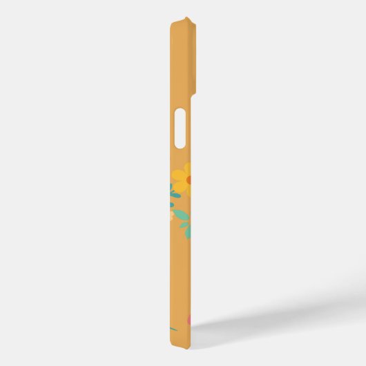 Mustard Retro Daisy Bouquet Case-Mate iPhone Case (Achterkant / Rechts)