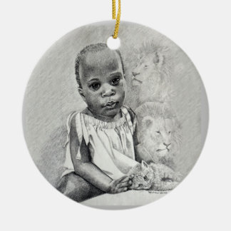 MUSTARD SEEDS GROW-ORNAMENT DESIGN BY KATHY MORROW KERAMISCH ORNAMENT