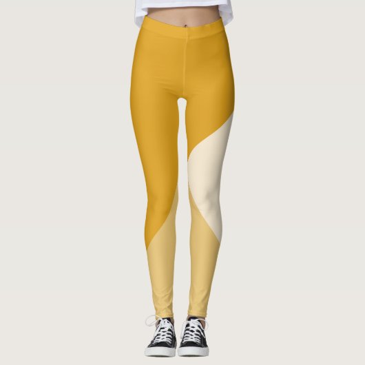 Mustard Tones Leggings (Voorkant)