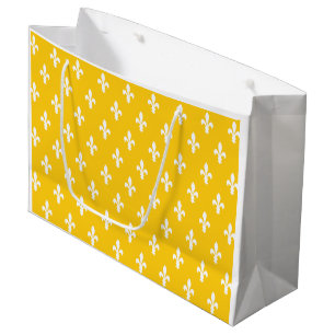 Mustard Victoriaans Fleur de Lys Groot Cadeauzakje