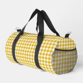 Mustard Yellow Plaid Gingham Retro Color Plunjezak (Rechterhoek)