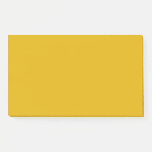Mustard Yellow Solid Color Post-it® Notes (Voorkant)