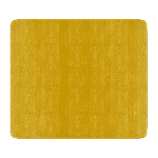 Mustard Yellow Solid Color Snijplank (Voorkant)