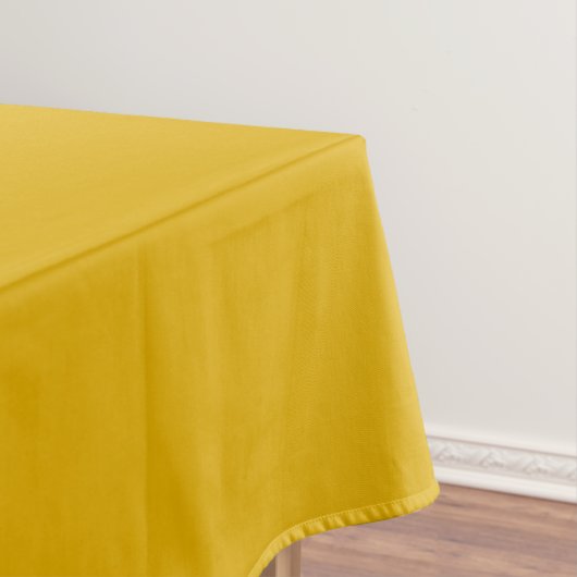 Mustard Yellow Solid Color Tafelkleed (Voorbeeld)