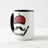 Mustartist tasse - choisir style & couleur (Devant gauche)