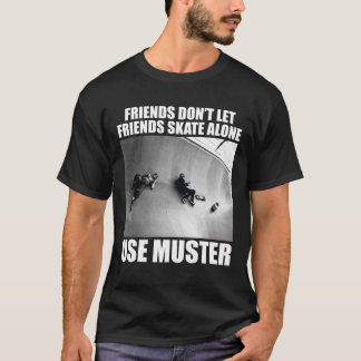 Muster "FDLF Patinage seul" T-shirt noir