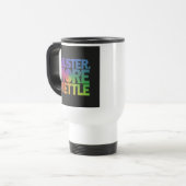 "Muster More Mettle" Mug de café de voyage (Devant gauche)
