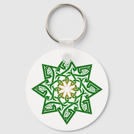 Muster pattern ornament arabisch arabic sleutelhanger (Voorkant)