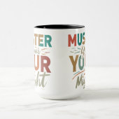 Muster Your Might" Mug 🍺 (Centre)