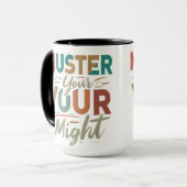 Muster Your Might" Mug 🍺 (Devant gauche)