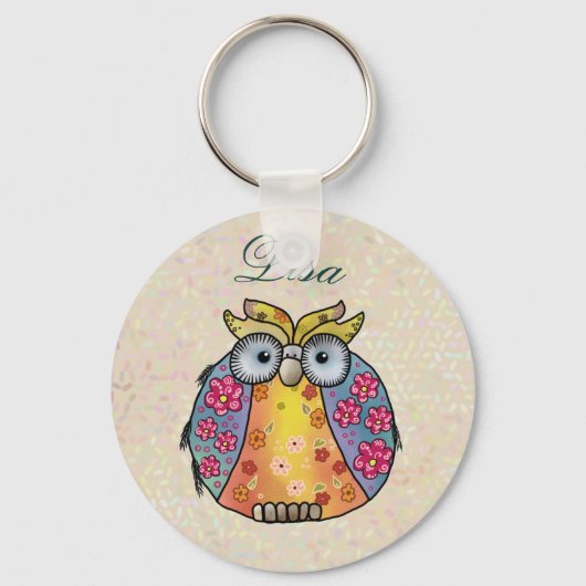 Mustereule Sleutelhanger (Voorkant)