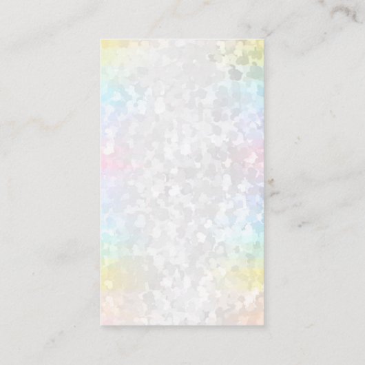 Musterkatze Visitekaartje (Achterkant)