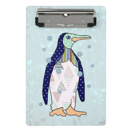 Musterpinguin mini klembord (Voorkant)