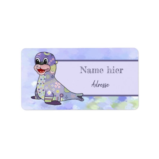 Musterrobbe Etiket (Voorkant)