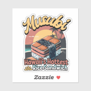 Musubi Hawaii Heetste Rijstbroodje Sticker