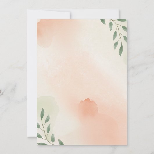 Musulmane Bébée fille Faire-part de naissance nouv (Dos)