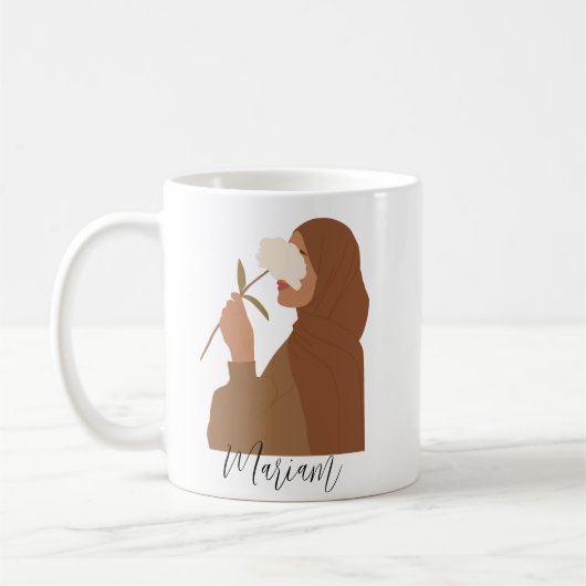 Musulmane personnalisée Mug | Hijabi Mug (Gauche)