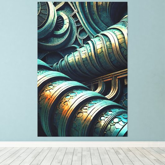 Mutant 2 Canvas (Insitu (Houten vloer))