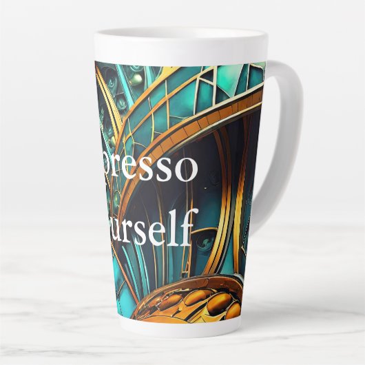 Mutant 4 latte Mug (Angle droit)