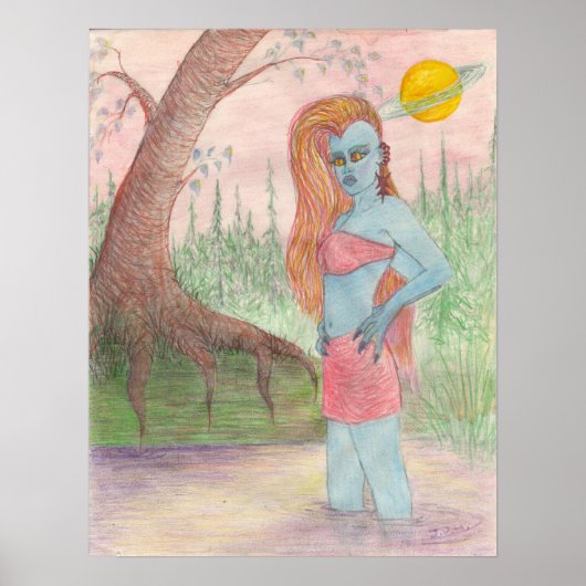 Mutant Ana Anastasia Canvas Print (Voorkant)