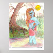 Mutant Anna Anastasia Enamel, Art Signature Poster (Voorkant)