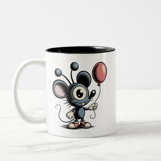 Mutant Mouse Mug - bizarre est le nouveau mignon (Gauche)