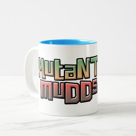 Mutant Mudds Two-Tone Mok (Voorkant links)