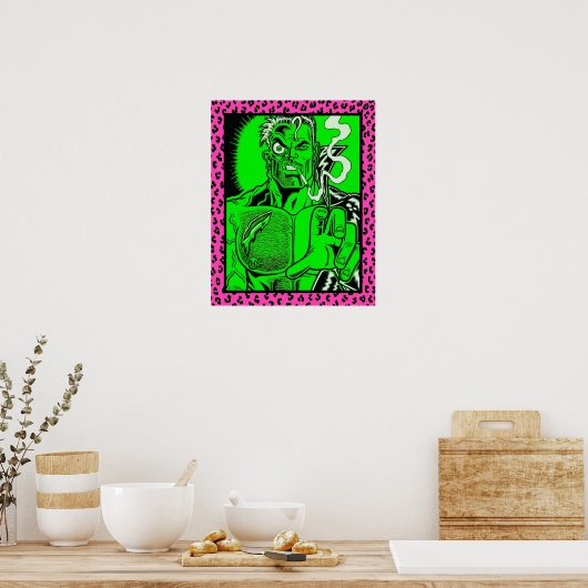 Mutant Muscleman/Leopard Trim Poster (Keuken)
