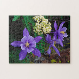 Mutante Akelei Wilde Bloemen Legpuzzel