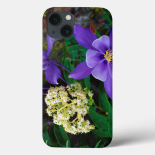 Mutante Aquilega-wildbloemen iPhone 13 Hoesje