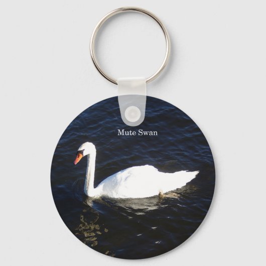 Mute Swan-sleutelketen Sleutelhanger (Voorkant)