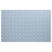 Muted Blue And White Wildflower Pattern Stof (Yard (91,4 cm))