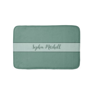 Muted Elegance - Ocean Blauwgroen naam Bath Mat