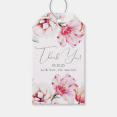 Muted Lavender Floral Wedding Bedankt Cadeaulabel (Voorkant)