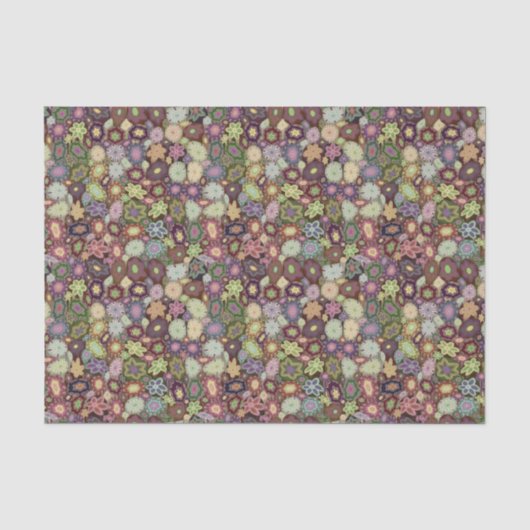 Muted Millefiori Tissuepapier (Voorkant)